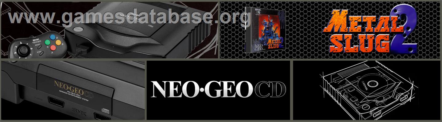 Metal Slug 2 - SNK Neo-Geo CD - Artwork - Marquee