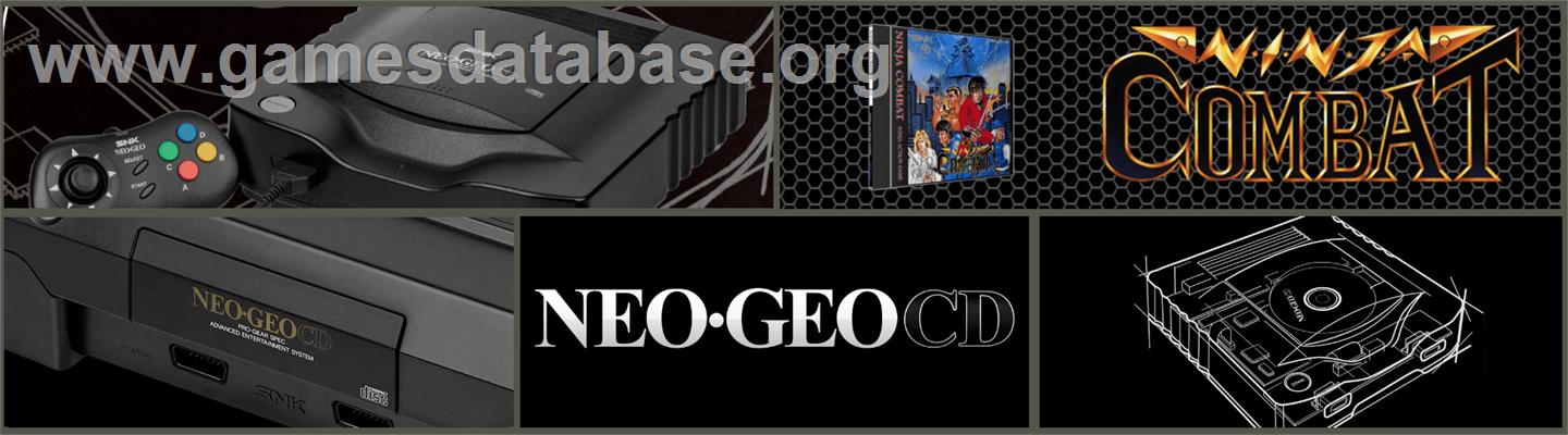 Ninja Combat - SNK Neo-Geo CD - Artwork - Marquee