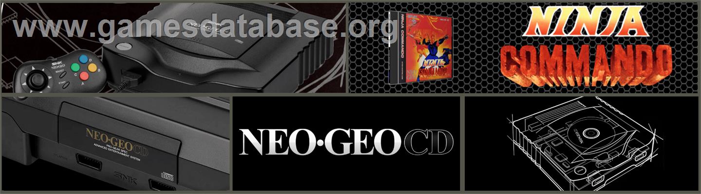 Ninja Commando - SNK Neo-Geo CD - Artwork - Marquee