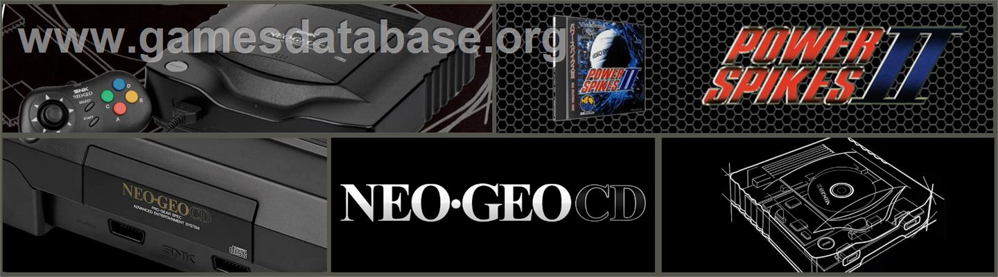 Power Spikes II - SNK Neo-Geo CD - Artwork - Marquee