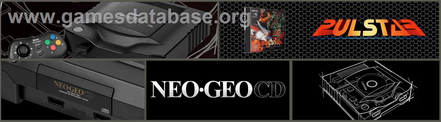 Pulstar - SNK Neo-Geo CD - Artwork - Marquee