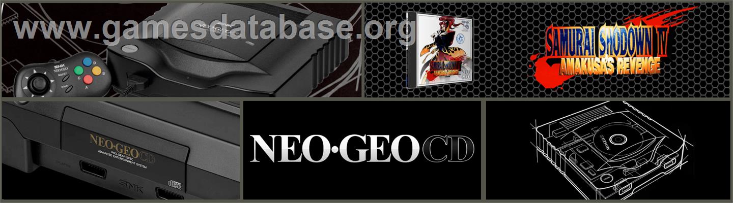 Samurai Shodown IV: Amakusa's Revenge - SNK Neo-Geo CD - Artwork - Marquee