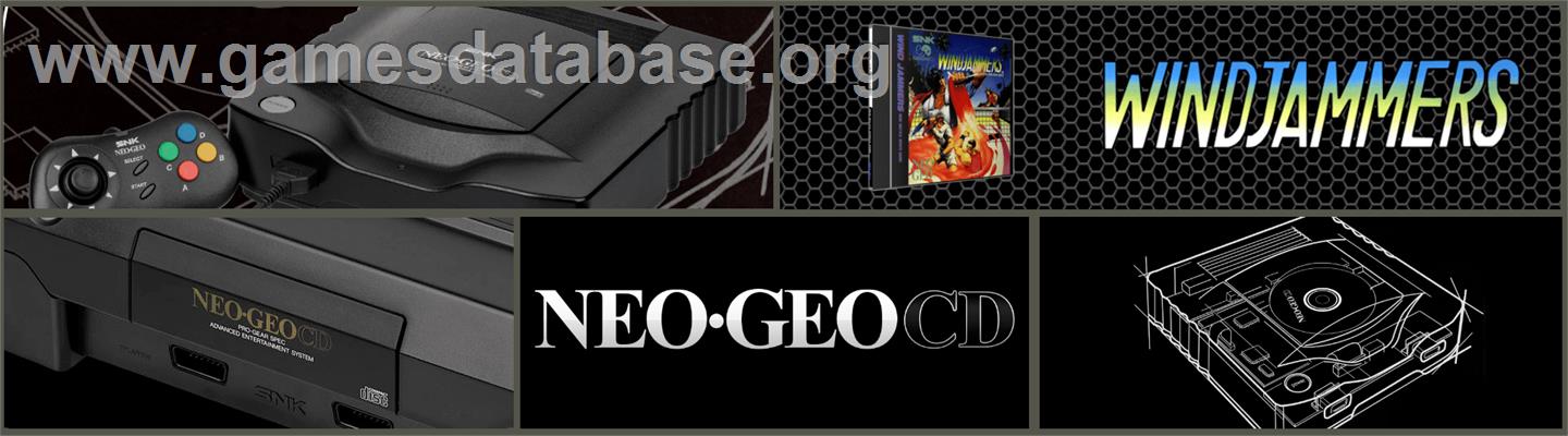 Windjammers - SNK Neo-Geo CD - Artwork - Marquee
