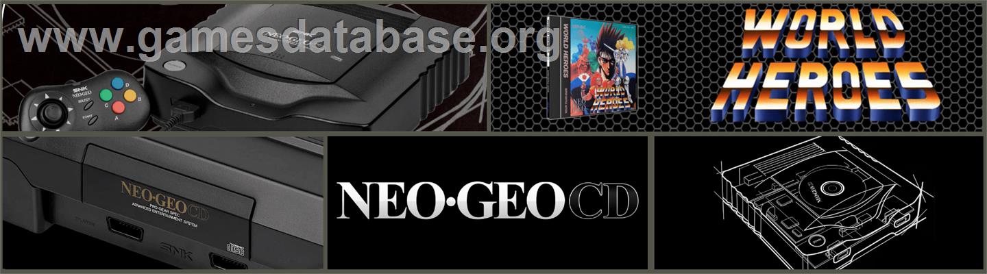 World Heroes - SNK Neo-Geo CD - Artwork - Marquee