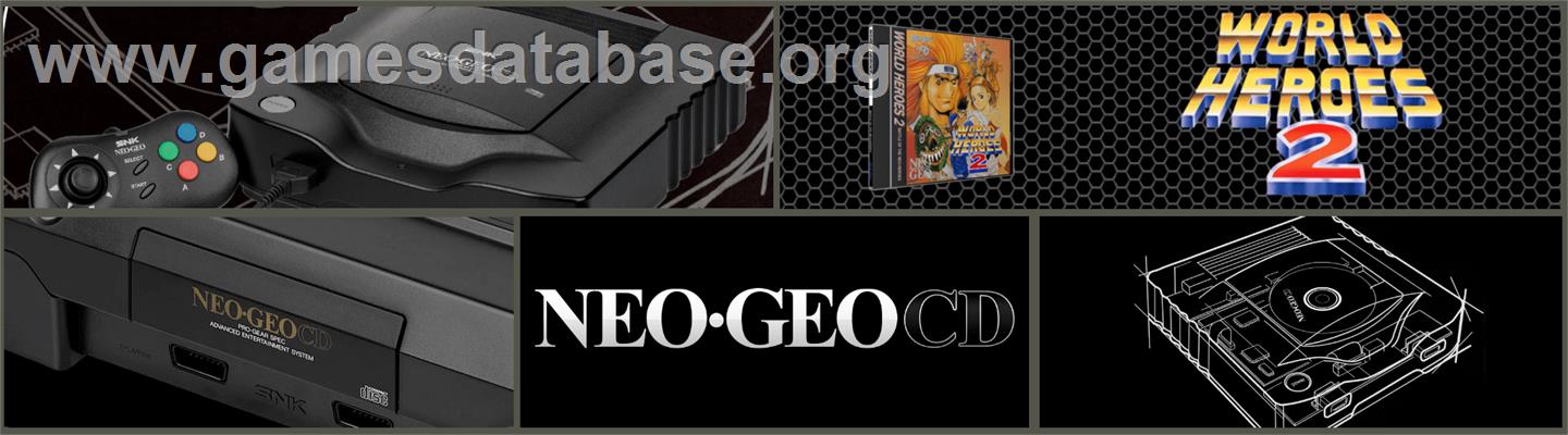 World Heroes 2 JET - SNK Neo-Geo CD - Artwork - Marquee