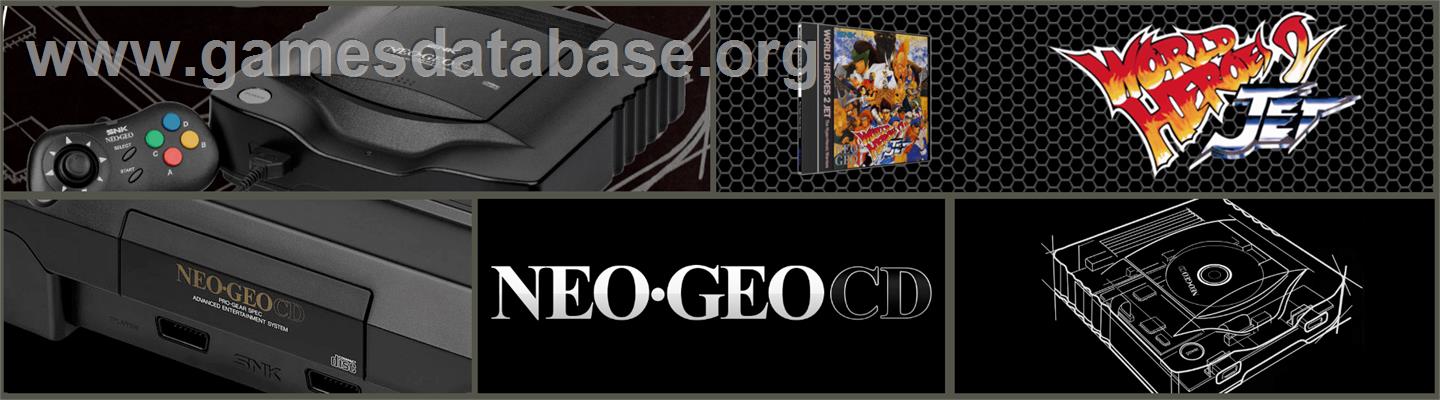 World Heroes 2 Jet - SNK Neo-Geo CD - Artwork - Marquee