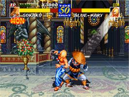 In game image of Fatal Fury 3 - Road To The Final Victory on the SNK Neo-Geo CD.