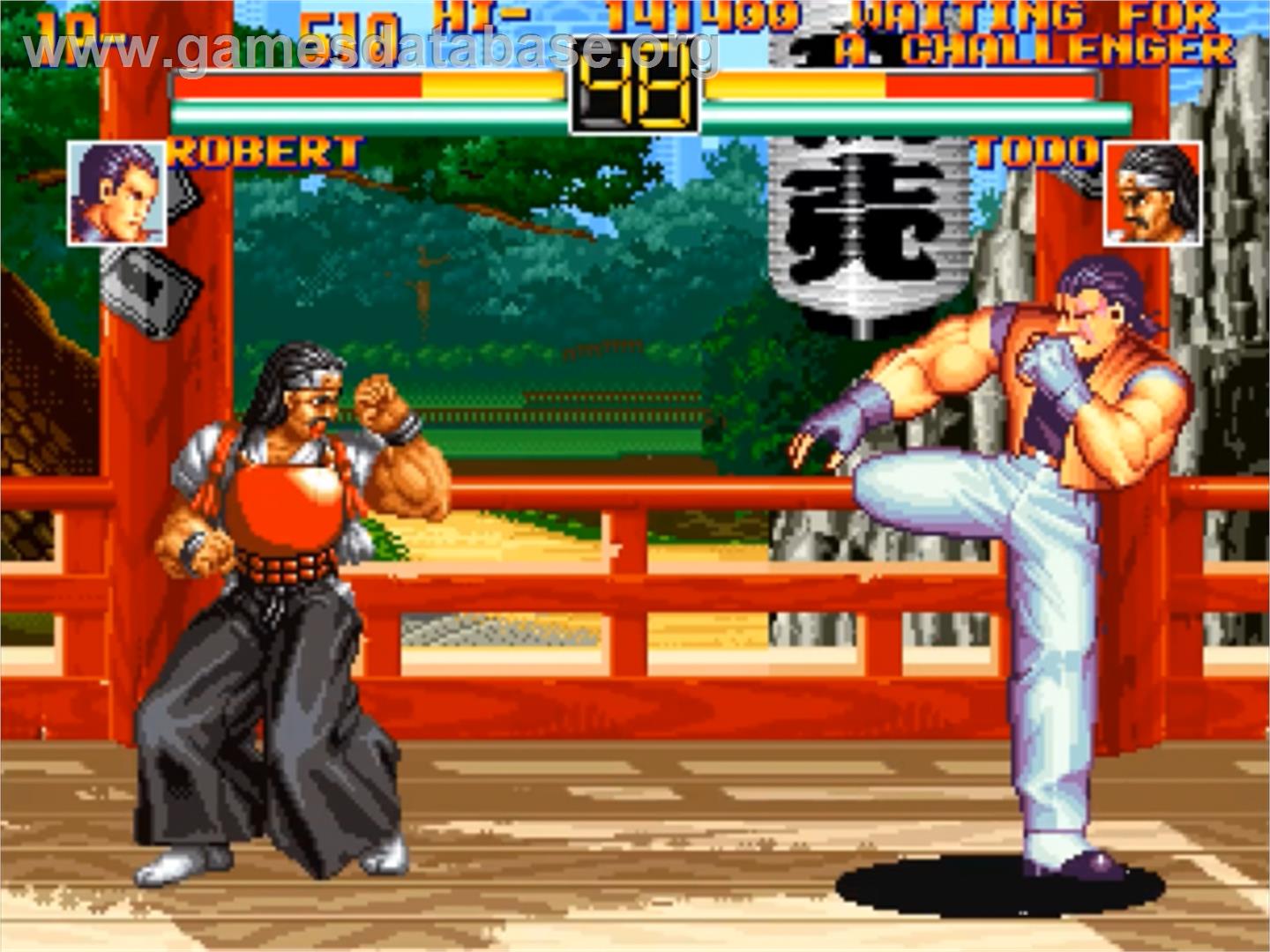 Art Of Fighting - SNK Neo-Geo CD - Artwork - In Game