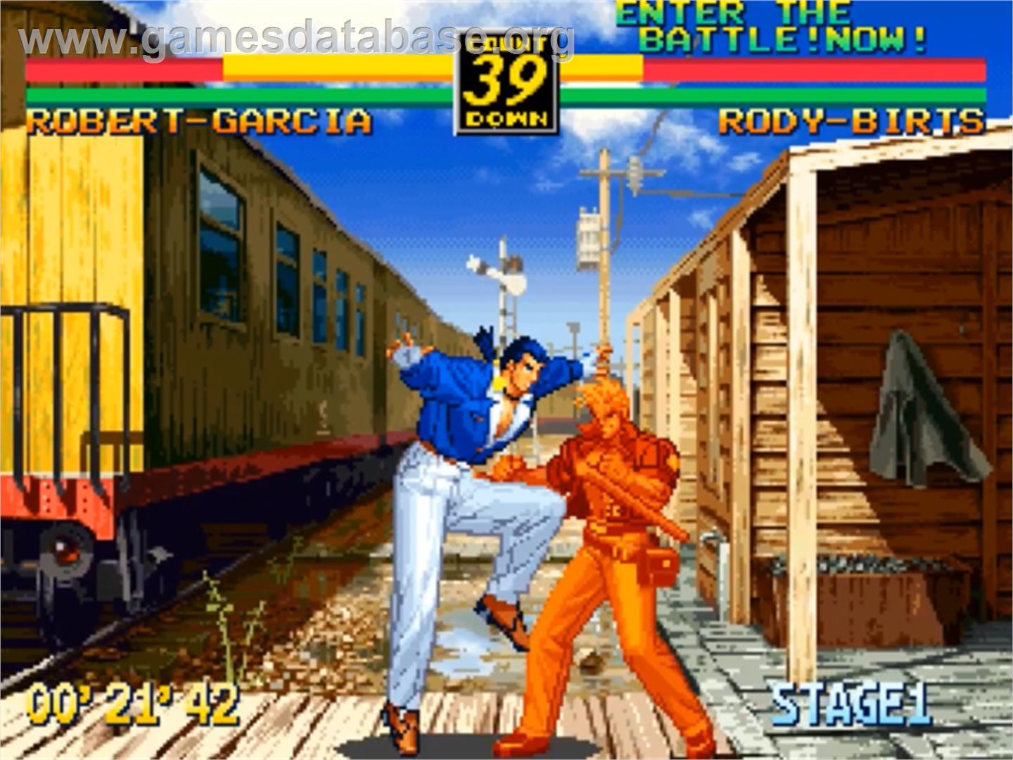 Art of Fighting 3: The Path of The Warrior - SNK Neo-Geo CD - Artwork - In Game