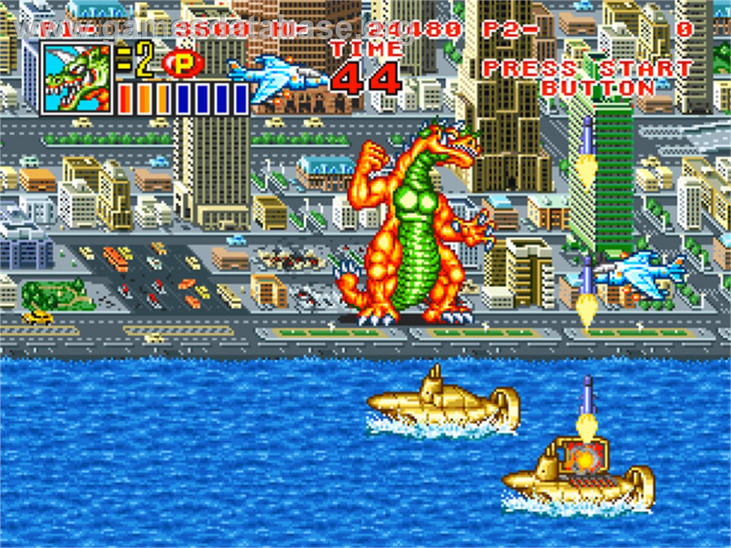 King Of The Monsters 2 - The Next Thing - SNK Neo-Geo CD - Artwork - In Game