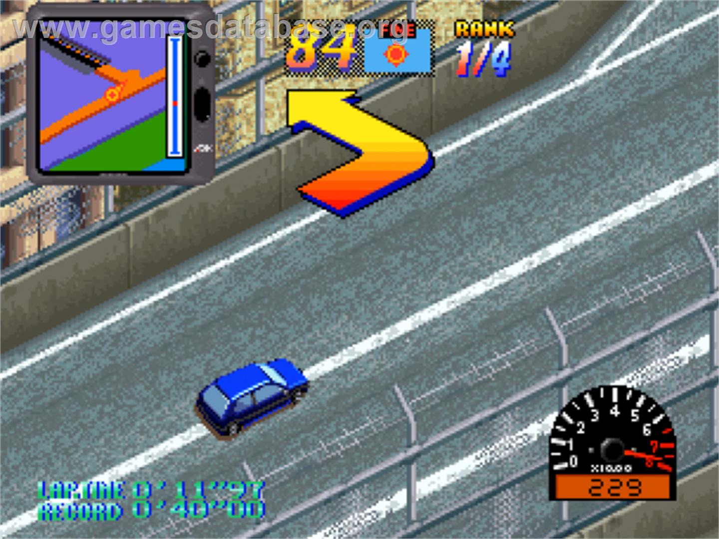 Over Top - SNK Neo-Geo CD - Artwork - In Game