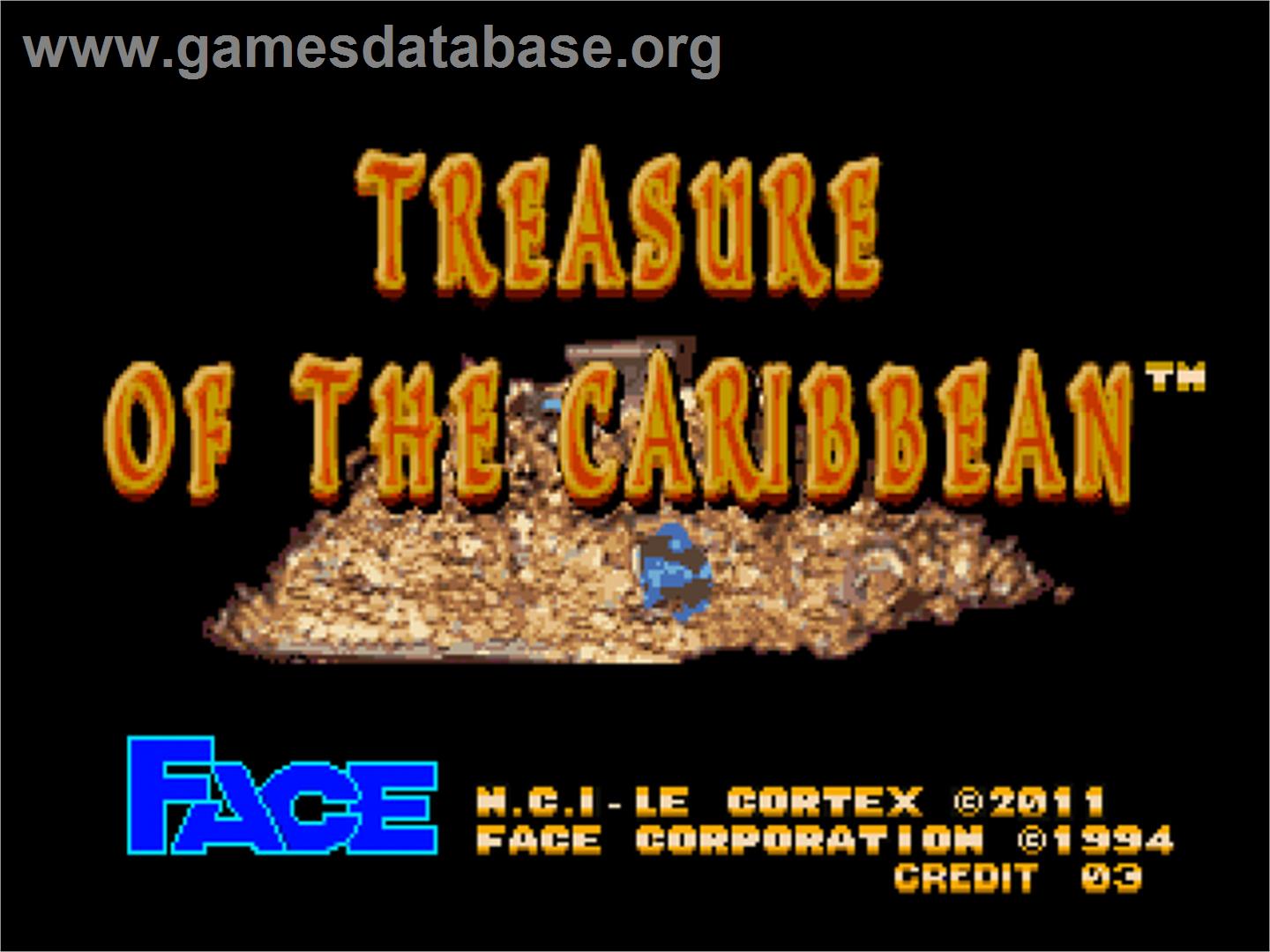 Treasure Of The Caribbean - SNK Neo-Geo CD - Artwork - Title Screen