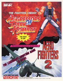 Advert for Aero Fighters 2 on the SNK Neo-Geo CD.