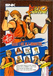 Advert for Art Of Fighting on the Nintendo SNES.