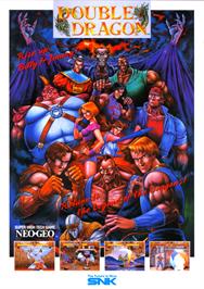 Advert for Double Dragon on the SNK Neo-Geo MVS.