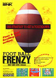 Advert for Football Frenzy on the Commodore 64.