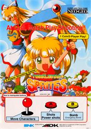 Advert for Twinkle Star Sprites on the SNK Neo-Geo CD.