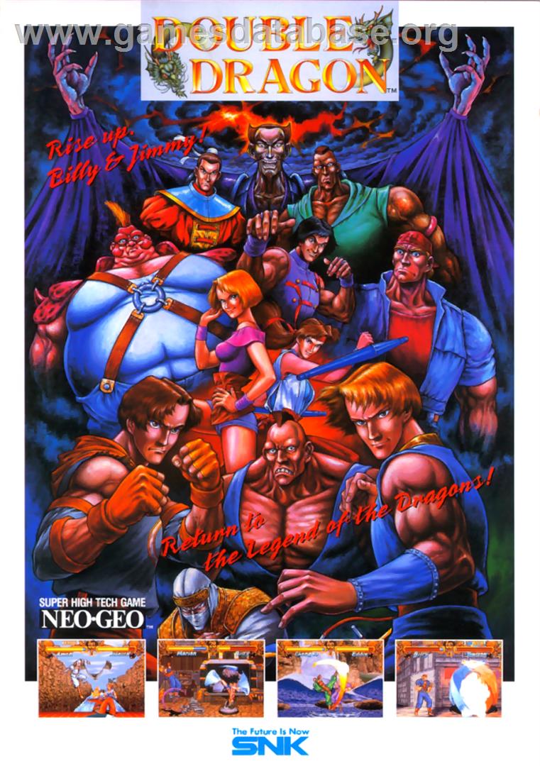 Double Dragon - SNK Neo-Geo MVS - Artwork - Advert