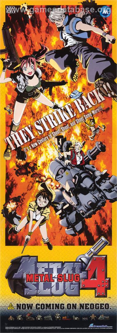 Metal Slug 4 - Sony Playstation 2 - Artwork - Advert
