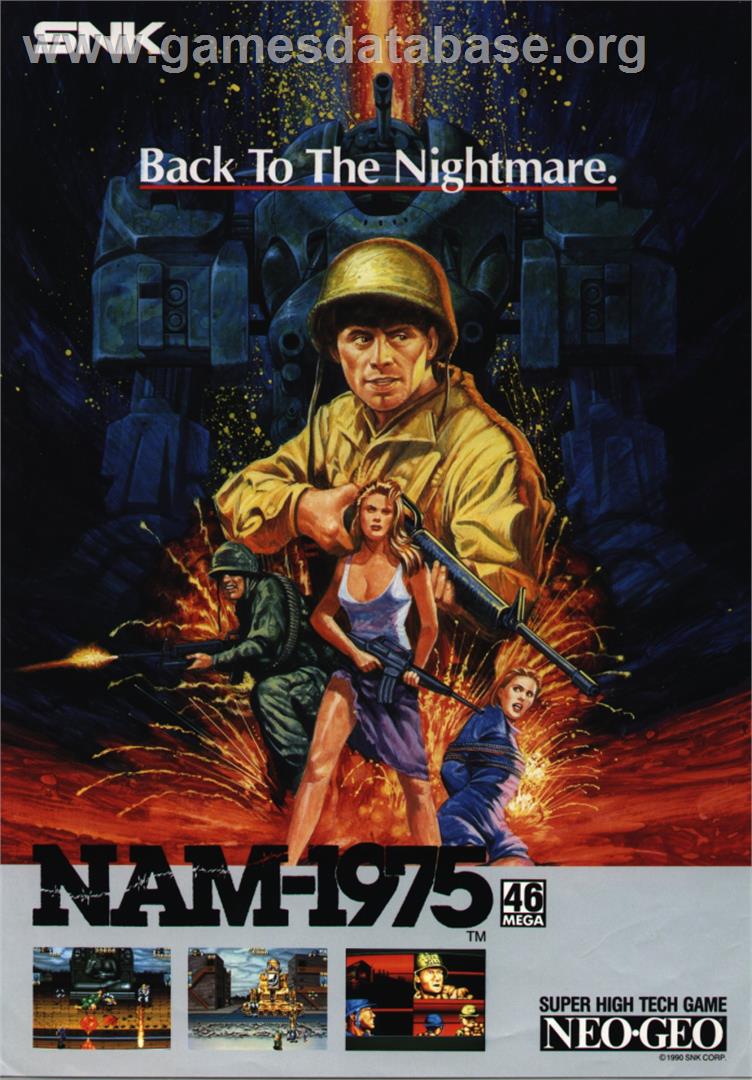 NAM-1975 - SNK Neo-Geo CD - Artwork - Advert