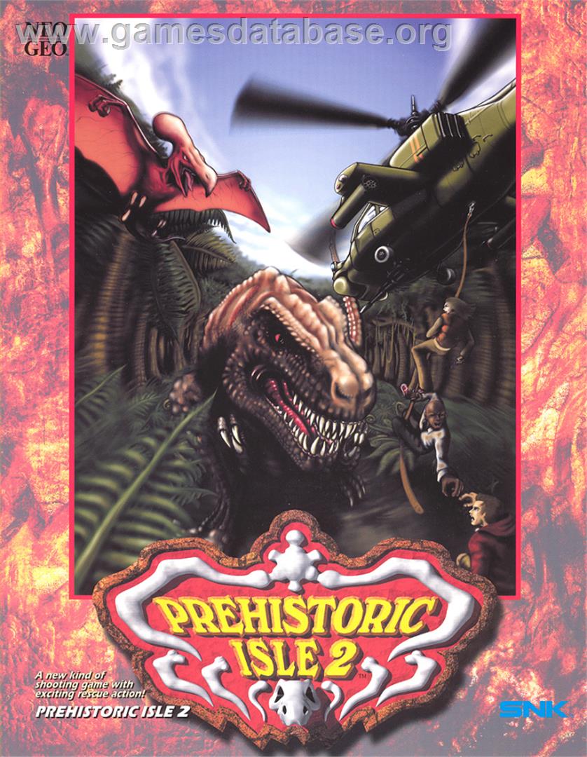 Prehistoric Isle 2 - SNK Neo-Geo MVS - Artwork - Advert