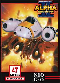 Box cover for Alpha Mission 2 on the SNK Neo-Geo MVS.