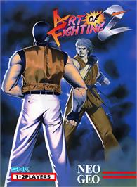 Box cover for Art of Fighting 2 on the SNK Neo-Geo MVS.