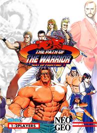 Box cover for Art of Fighting 3 - The Path of the Warrior on the SNK Neo-Geo MVS.