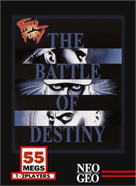 Box cover for Fatal Fury - King of Fighters on the SNK Neo-Geo MVS.