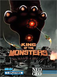 Box cover for King Of The Monsters on the SNK Neo-Geo MVS.