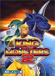 Box cover for King Of The Monsters 2 - The Next Thing on the SNK Neo-Geo MVS.