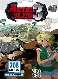 Box cover for Metal Slug 3 on the SNK Neo-Geo MVS.