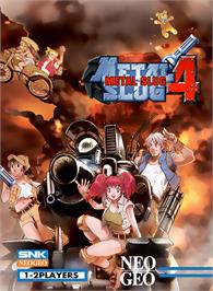 Box cover for Metal Slug 4 on the SNK Neo-Geo MVS.