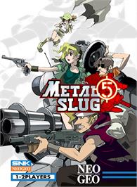 Box cover for Metal Slug 5 on the SNK Neo-Geo MVS.