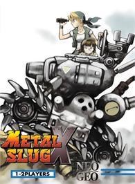 Box cover for Metal Slug X - Super Vehicle-001 on the SNK Neo-Geo MVS.