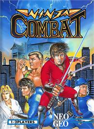 Box cover for Ninja Combat on the SNK Neo-Geo MVS.