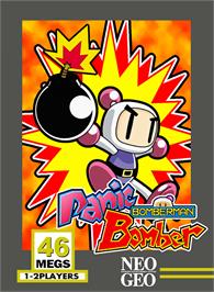 Box cover for Panic Bomber on the SNK Neo-Geo MVS.