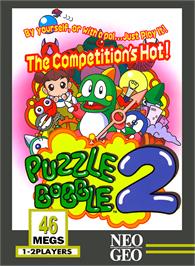 Box cover for Puzzle Bobble 2 on the SNK Neo-Geo MVS.