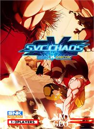 Box cover for SNK vs. Capcom - SVC Chaos on the SNK Neo-Geo MVS.