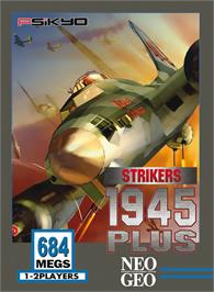 Box cover for Strikers 1945 Plus on the SNK Neo-Geo MVS.