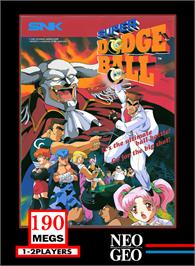 Box cover for Super Dodge Ball on the SNK Neo-Geo MVS.