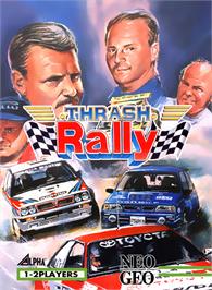 Box cover for Thrash Rally on the SNK Neo-Geo MVS.