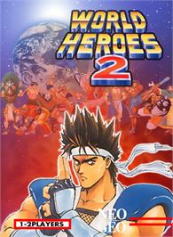 Box cover for World Heroes 2 on the SNK Neo-Geo MVS.