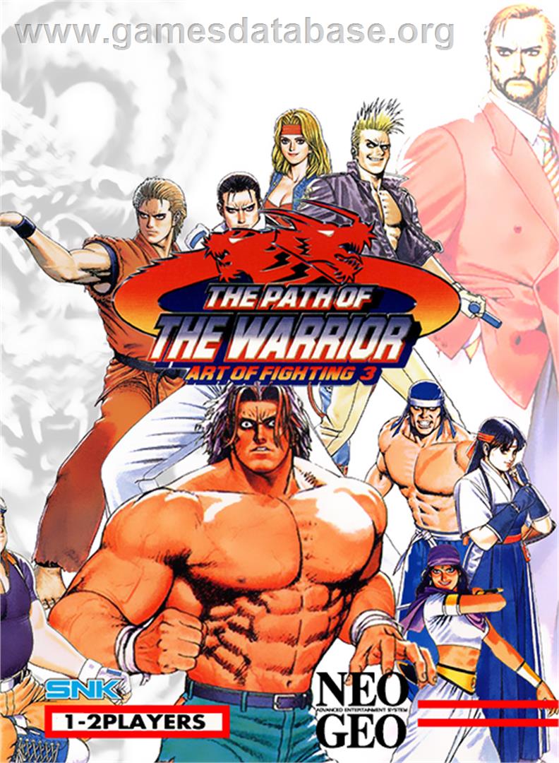 Art of Fighting 3 - The Path of the Warrior - SNK Neo-Geo MVS - Artwork - Box