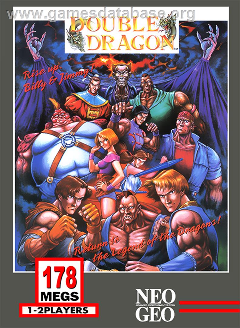 Double Dragon - SNK Neo-Geo MVS - Artwork - Box
