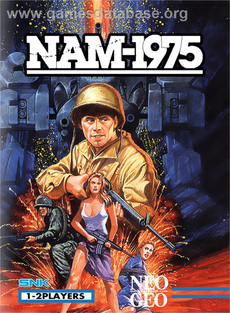 Nam-1975 - SNK Neo-Geo MVS - Artwork - Box