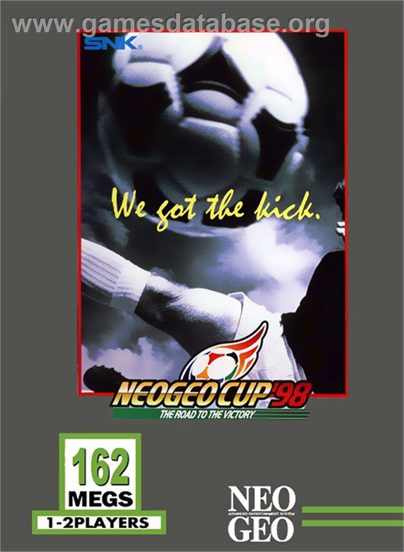 Neo-geo Cup '98 - The Road To The Victory - SNK Neo-Geo MVS - Artwork - Box
