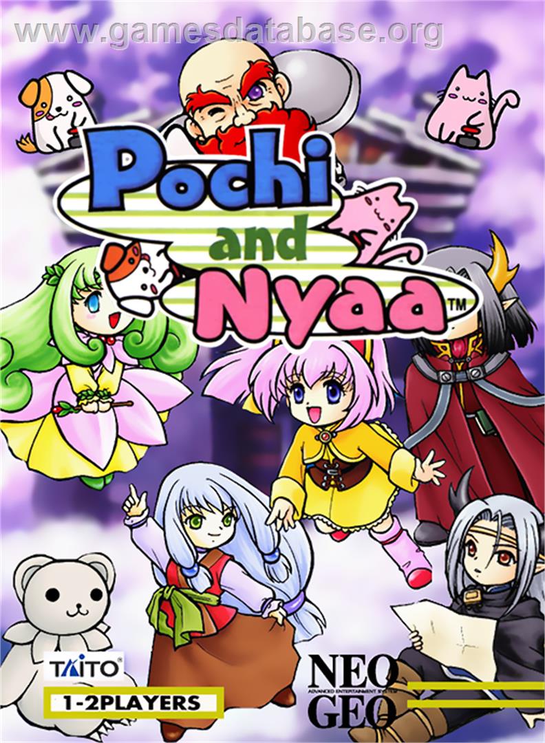 Pochi And Nyaa - SNK Neo-Geo MVS - Artwork - Box