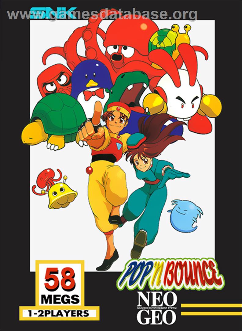 Pop 'n Bounce - SNK Neo-Geo MVS - Artwork - Box