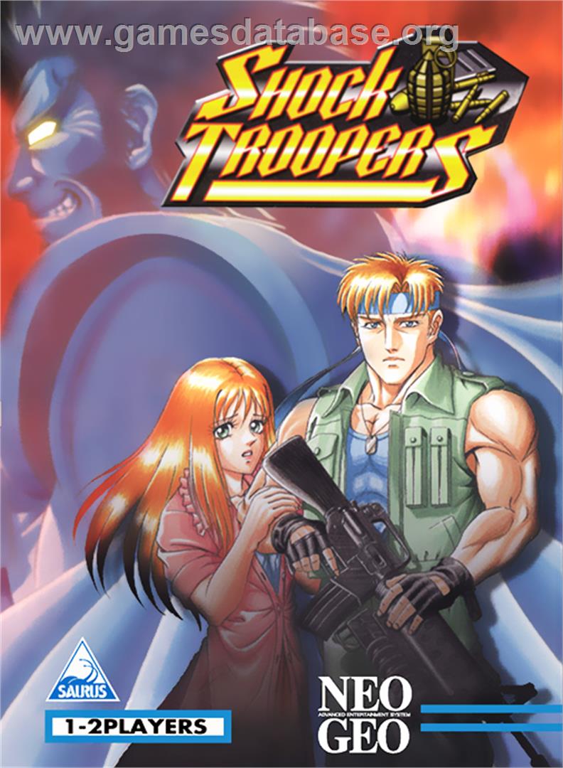 Shock Troopers - SNK Neo-Geo MVS - Artwork - Box